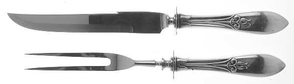 Tulipan (Sterling, 1933) Small Stainless Blade 2-Piece Steak Carving Set