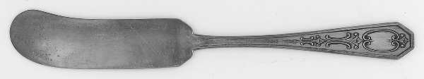 Vergennes (Sterling, 1913) Flat Handle Butter Spreader
