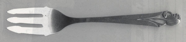 Woodlily (Sterling, 1945, Satin) Pastry Fork