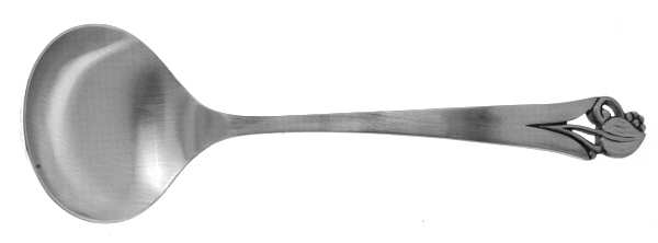 Woodlily (Sterling, 1945, Satin) Solid Gravy Ladle