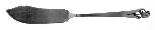 Woodlily (Sterling, 1945, Satin) Flat Handle Master Butter Knife