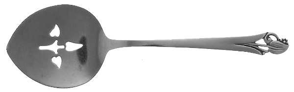 Woodlily (Sterling, 1945, Satin) Small Cucumber/Tomato Server