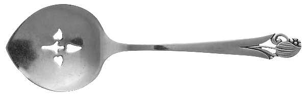 Woodlily (Sterling, 1945, Satin) Tomato Server, Solid Piece