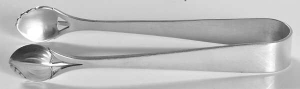 Woodlily (Sterling, 1945, Satin) Sugar Tongs