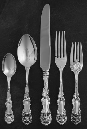 Lion (Sterling, New) 40 Piece Estate Set