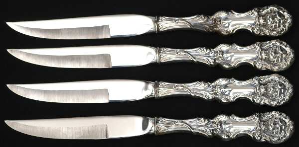 Lion (Sterling, New) Individual Steak Knive - Set of 4