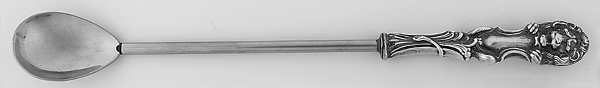 Lion (Sterling, New) Hollow Handle Bar Spoon with Stainless Bowl