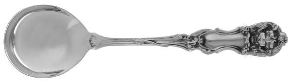Lion (Sterling, New) Round Bowl Soup Spoon (Cream Soup)