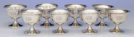 Sterling Hollowware Champagne/Sherbet - Set of 8