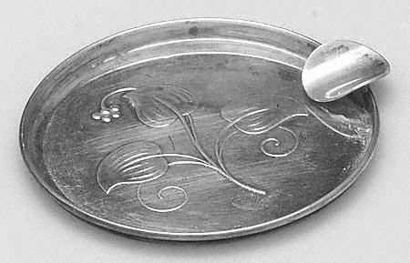 Woodlily (Sterling, 1945, Hollowware) 3" Ashtray