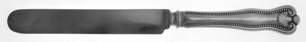 Newport Shell (Sterling, 1910) Blunt Hollow Knife with Bolster