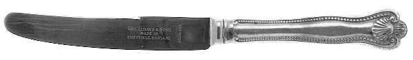 Newport Shell (Sterling, 1910) New French Hollow Knife with Bolster