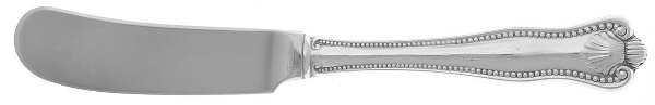 Newport Shell (Sterling, 1910) Butter Spreader Hollow Hdl-Paddle/Stainless Blade