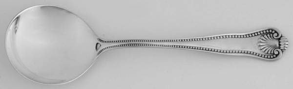 Newport Shell (Sterling, 1910) Round Bowl Soup Spoon (Bouillon)