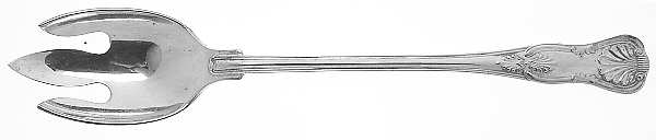 FBR14 (Silverplate) Oversize Solid Salad Servng Fork