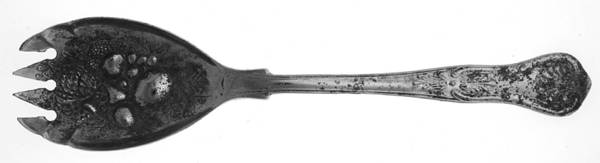 FBR14 (Silverplate) Solid Salad Serving Fork
