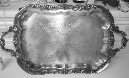Georgetown (Silverplate, Hollowware) Large Silverplate Waiter Tray