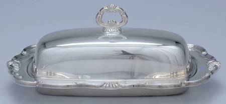 Georgetown (Silverplate, Hollowware) 1/4 Pound Covered Butter & Liner