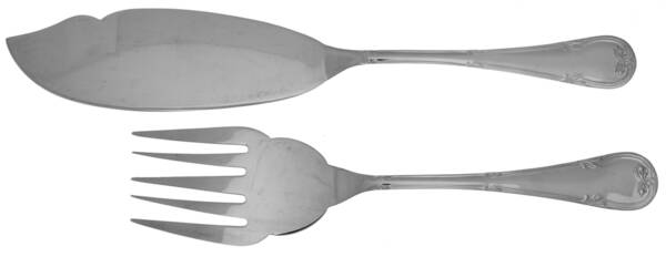 Regence (Silverplate) 2 Piece Large Solid Fish Serving Set
