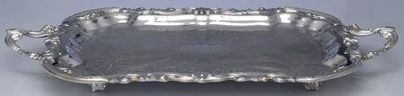 2333 (Silverplate, Hollowware) Large Silverplate Waiter Tray