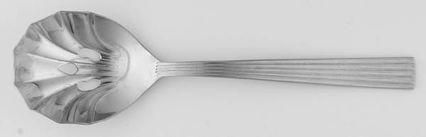FTU5 (STAINLESS) Pierced Solid Serving Spoon