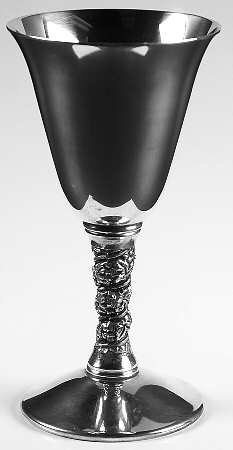 F500 (Silverplate, Hollowware) Silverplate Wine Goblet
