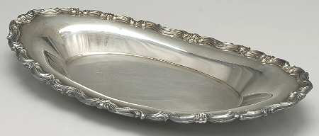 6006 (Silverplate, Hollowware) Silverplate Bread Tray