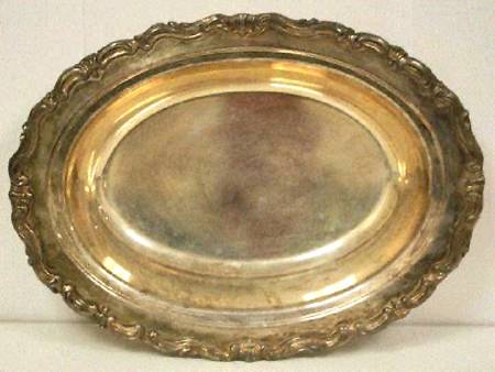 6006 (Silverplate, Hollowware) Double Vegetable Bowl-No Lid