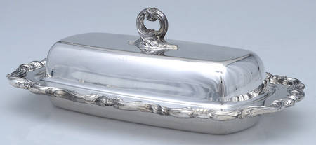 1959X (Silverplate, Hollowware) 1/4 Pound Covered Butter