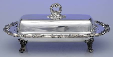 1959X (Silverplate, Hollowware) 1/4 Pound Covered Butter & Liner