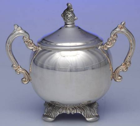 2462 (Silverplate, Hollowware) Sugar Bowl & Lid