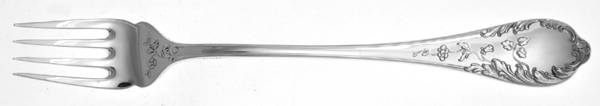 Grand Duchess (Sterling) Individual Solid Fish Fork