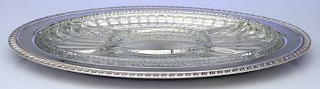 FBR21 (Silverplate, Hollowware) 5 Part Relish with Glass Liner(S)