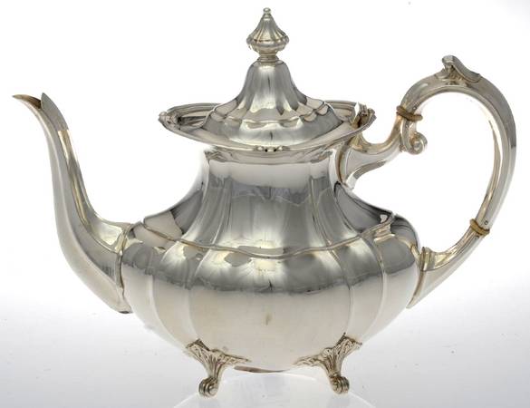 Duncan-Footed Duncan (Sterling, Hollowware) Teapot