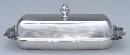 Jack Shepard II (Sterling, Hollowware) 1/4lb Covered Butter with Liner