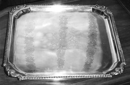 6707 (Silverplate, Hollowware) Square Silverplate Tray