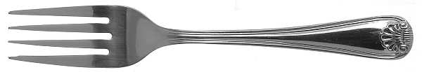 Classic Shell (Stainless) Individual Salad Fork