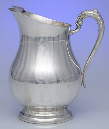 3707 (Silverplate, Hollowware) 64 Oz Ice Lip Water Pitcher