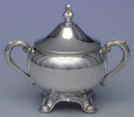 FBR30 (Silverplate, Hollowware) Sugar Bowl & Lid