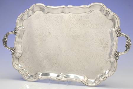FBR30 (Silverplate, Hollowware) Large Silverplate Waiter Tray