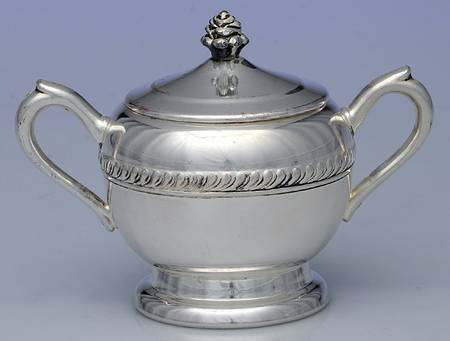 1200 (Silverplate, Hollowware) Sugar Bowl & Lid