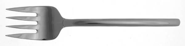 FTU8 (Stainless) Medium Solid Cold Meat Serving Fork