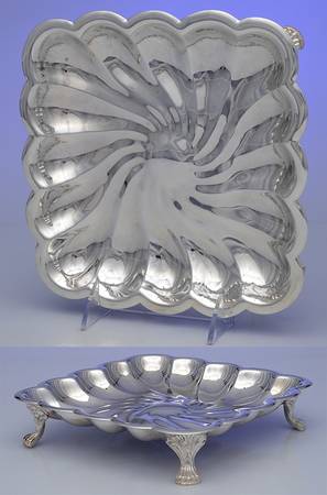 648 (Silverplate, Hollowware) 8" Square Tray