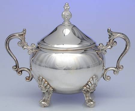 Lady Margaret (Silverplate, Hollowware) Sugar Bowl & Lid