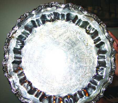 1894 (Silverplate, Hollowware) Round Silverplate Tray