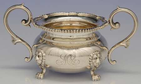 Lion (Sterling, Hollowware) Mini Open Sugar Bowl