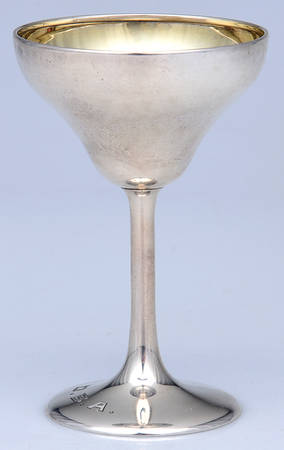 3706 (Sterling, Hollowware) Sterling Wine Goblet