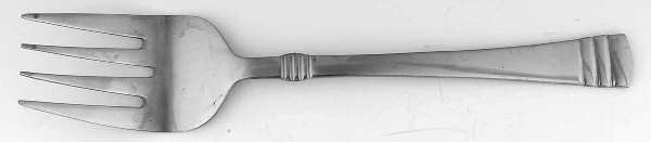 Triad (Stainless) Medium Solid Cold Meat Serving Fork by Farberware