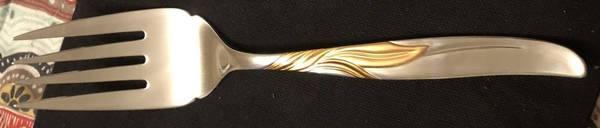 FTU20 (Stainless) Small Solid Cold Meat Serving Fork