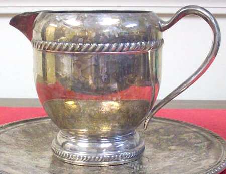 1200 (Silverplate, Hollowware) Silverplate Water Pitcher